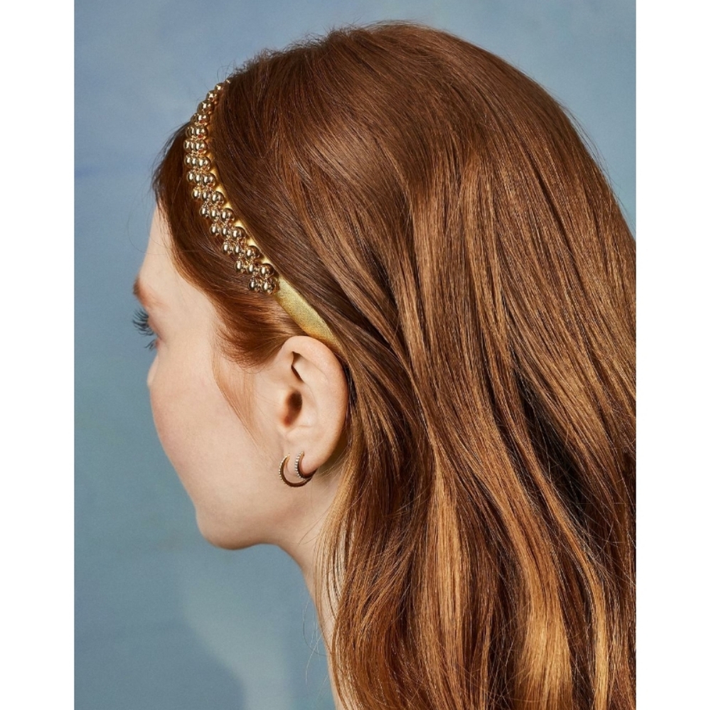 BAUBLEBAR STELLA GOLD BEADED HEADBAND. - Picture 2 of 5
